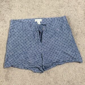 Adrienne Vittadini Womens Shorts Summer Travel Casual Petite Polka Dot Pocket